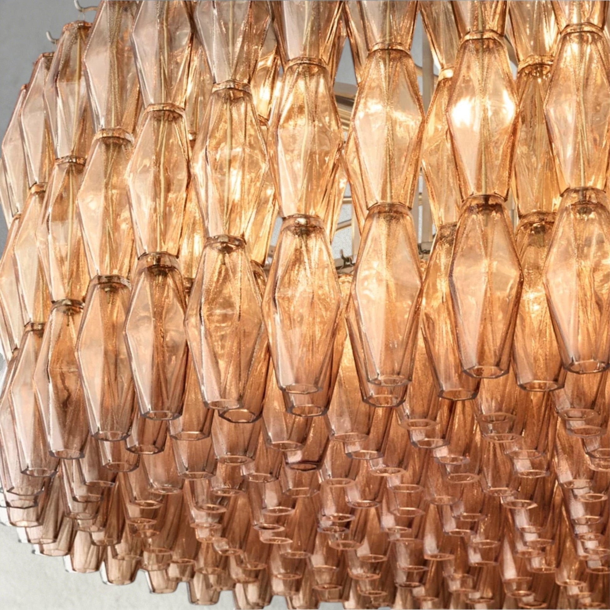 CIHELA CLEAR/ SMOKE GLASS ROUND CHANDELIER 37", 47", 62" - GILDLAMPS