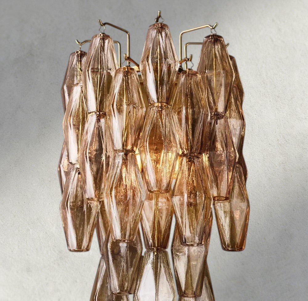 CIHELA CLEAR/ SMOKE GLASS SCONCE 19" - GILDLAMPS