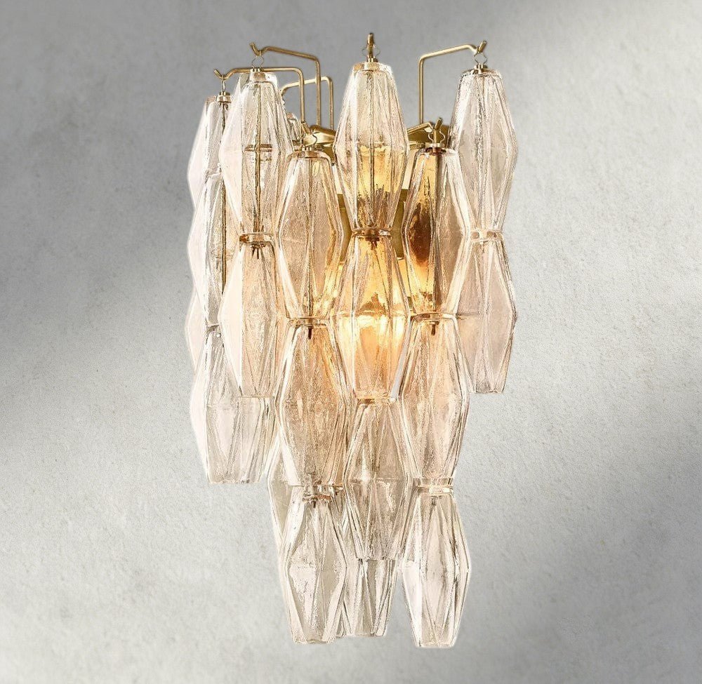 CIHELA CLEAR/ SMOKE GLASS SCONCE 19" - GILDLAMPS