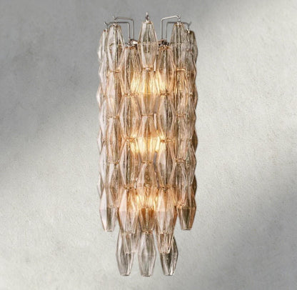CIHELA CLEAR/ SMOKE GLASS SCONCE 19" - GILDLAMPS