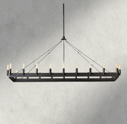 Cominv Rectangular Outdoor Chandelier 41", 54" - GILDLAMPS