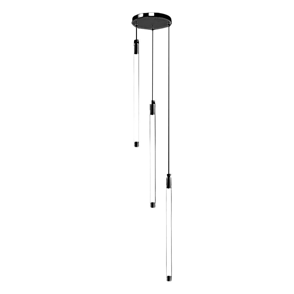 Contemporary Staircase Chandelier Spiral Tube Ceiling Light - GILDLAMPS