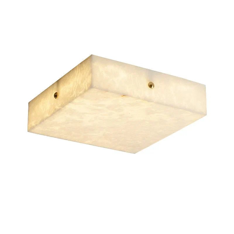 Coral Modern Alabaster Flushmount, Designer Ceiling Light Fixtures - GILDLAMPS