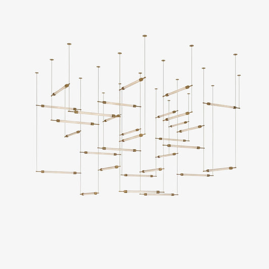 Crystal Grid Customize Chandelier - GILDLAMPS
