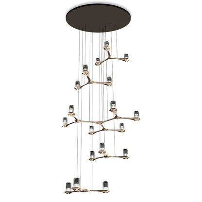 Crystal Staircase Chandelier Nordic Creative Ceiling Light - GILDLAMPS