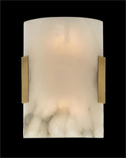 Curved Alabaster Wall Sconce - GILDLAMPS