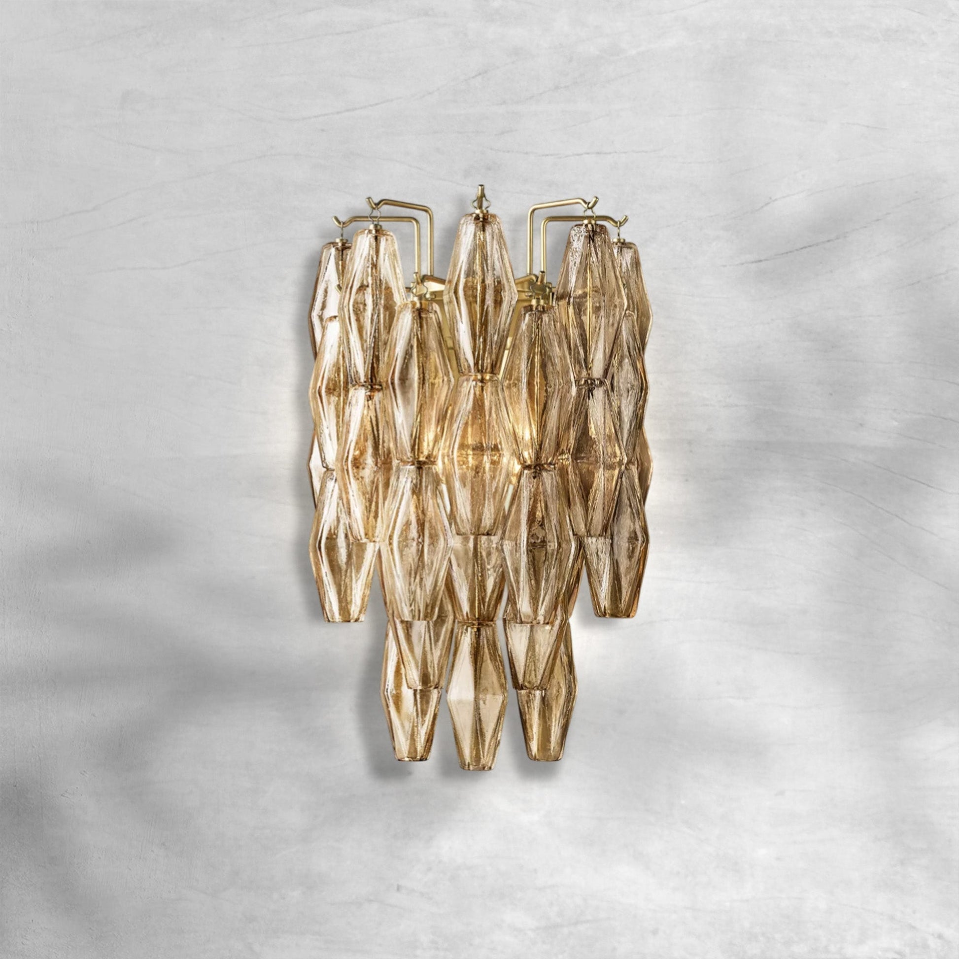 Cyra Glass Short Wall Sconce - GILDLAMPS