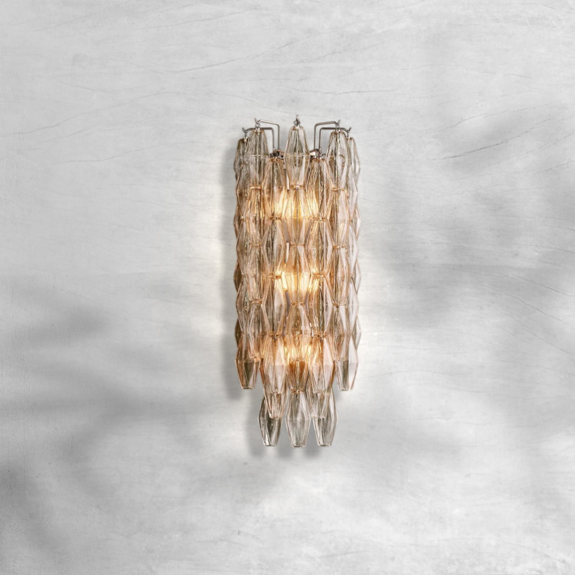 Cyra Glass Short Wall Sconce - GILDLAMPS