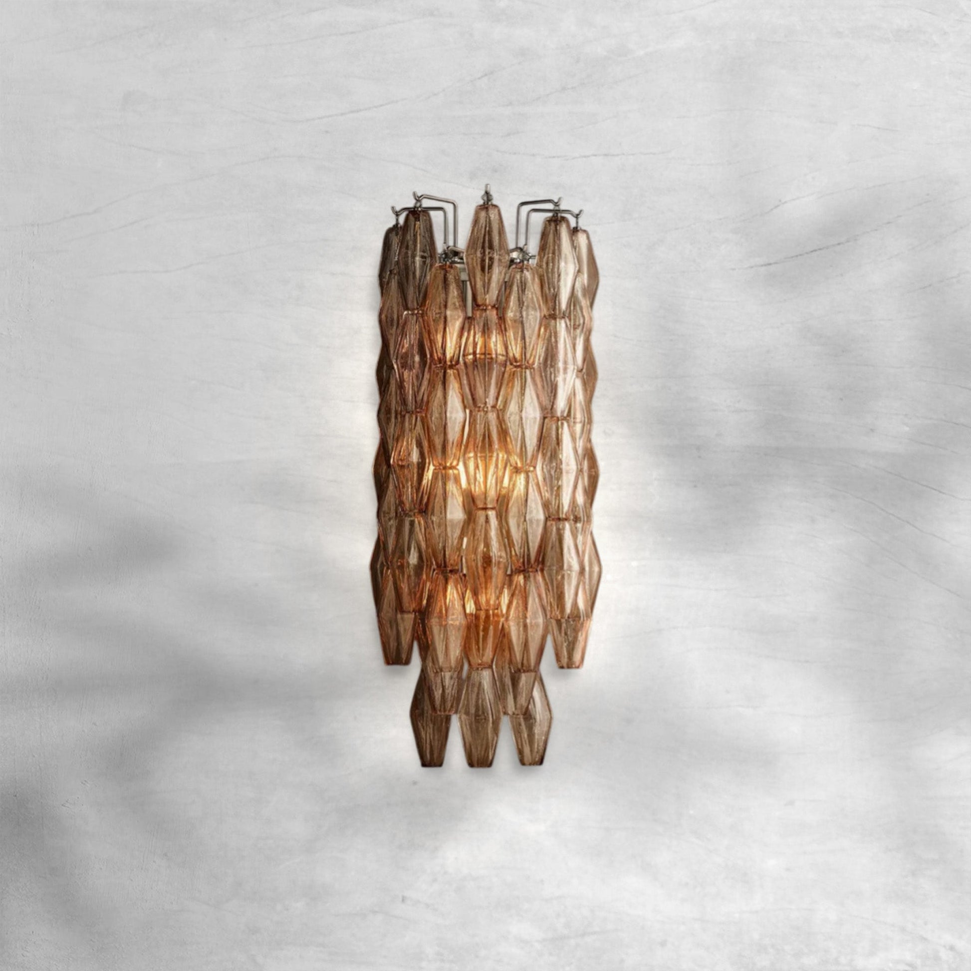 Cyra Glass Short Wall Sconce - GILDLAMPS