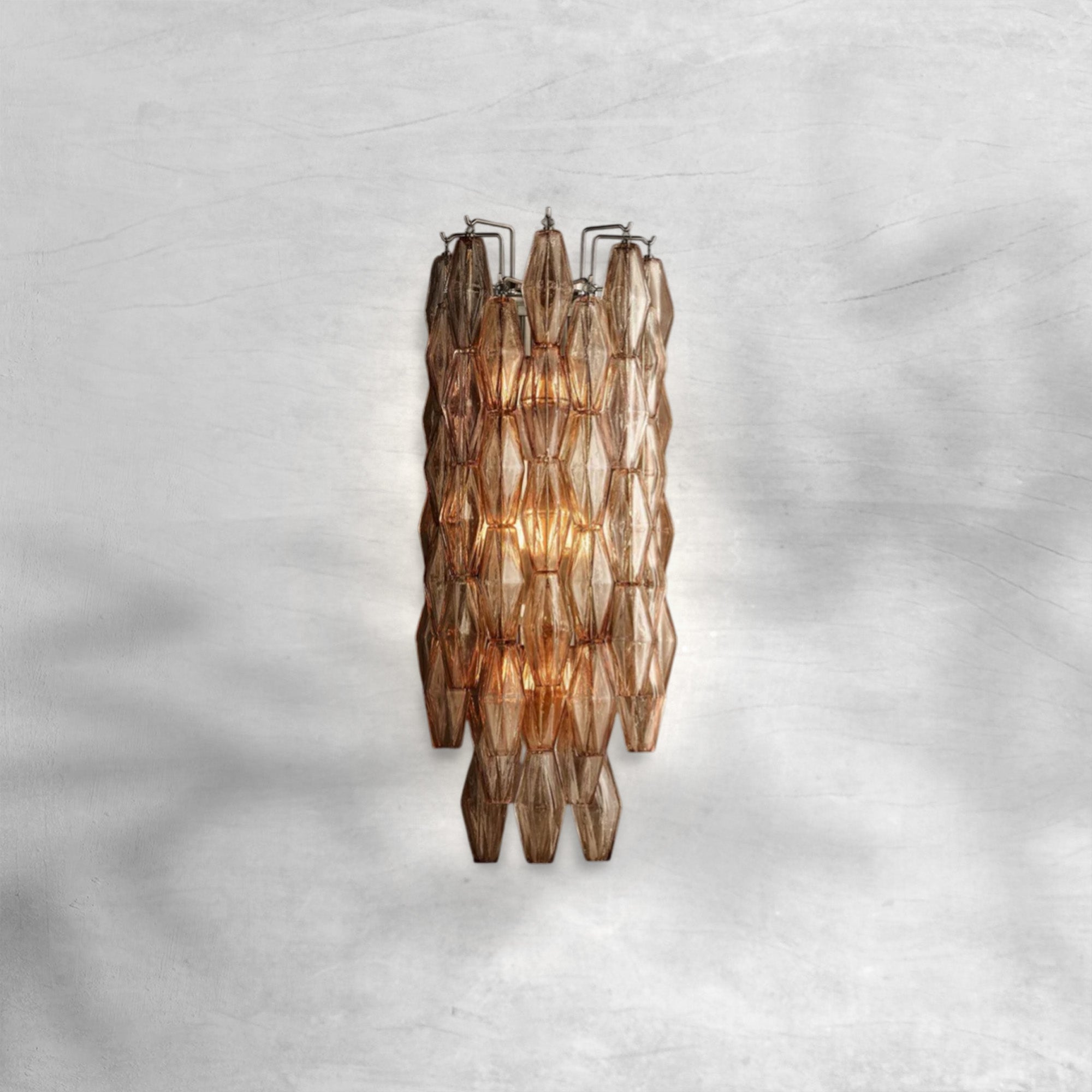 Cyra Glass Short Wall Sconce - GILDLAMPS