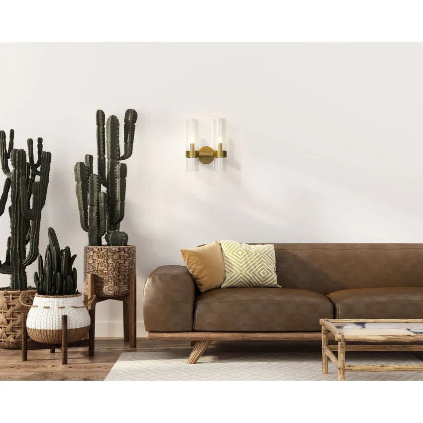 Damous Double Wall Sconce - GILDLAMPS