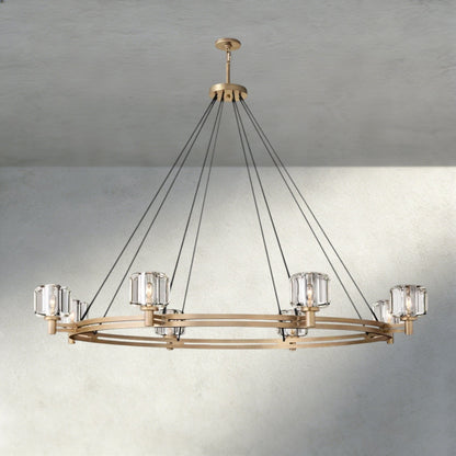 Damuet Round Chandelier 36", 48", 60" - GILDLAMPS
