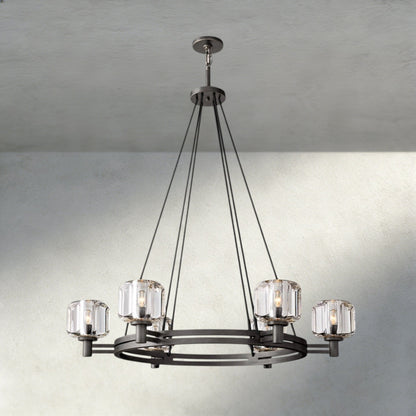 Damuet Round Chandelier 36", 48", 60" - GILDLAMPS