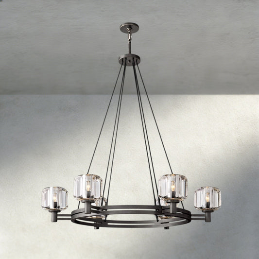 Damuet Round Chandelier 36", 48", 60" - GILDLAMPS