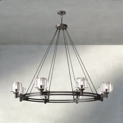Damuet Round Chandelier 36", 48", 60" - GILDLAMPS