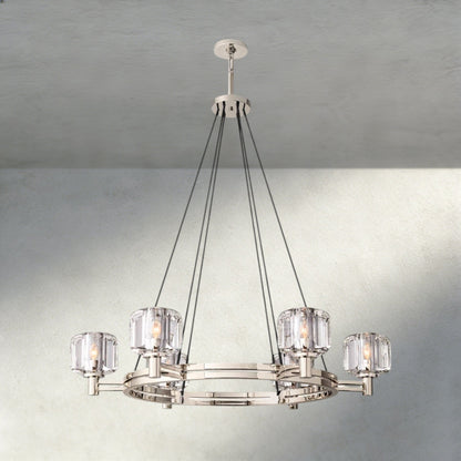 Damuet Round Chandelier 36", 48", 60" - GILDLAMPS