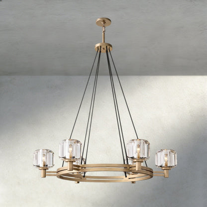 Damuet Round Chandelier 36", 48", 60" - GILDLAMPS
