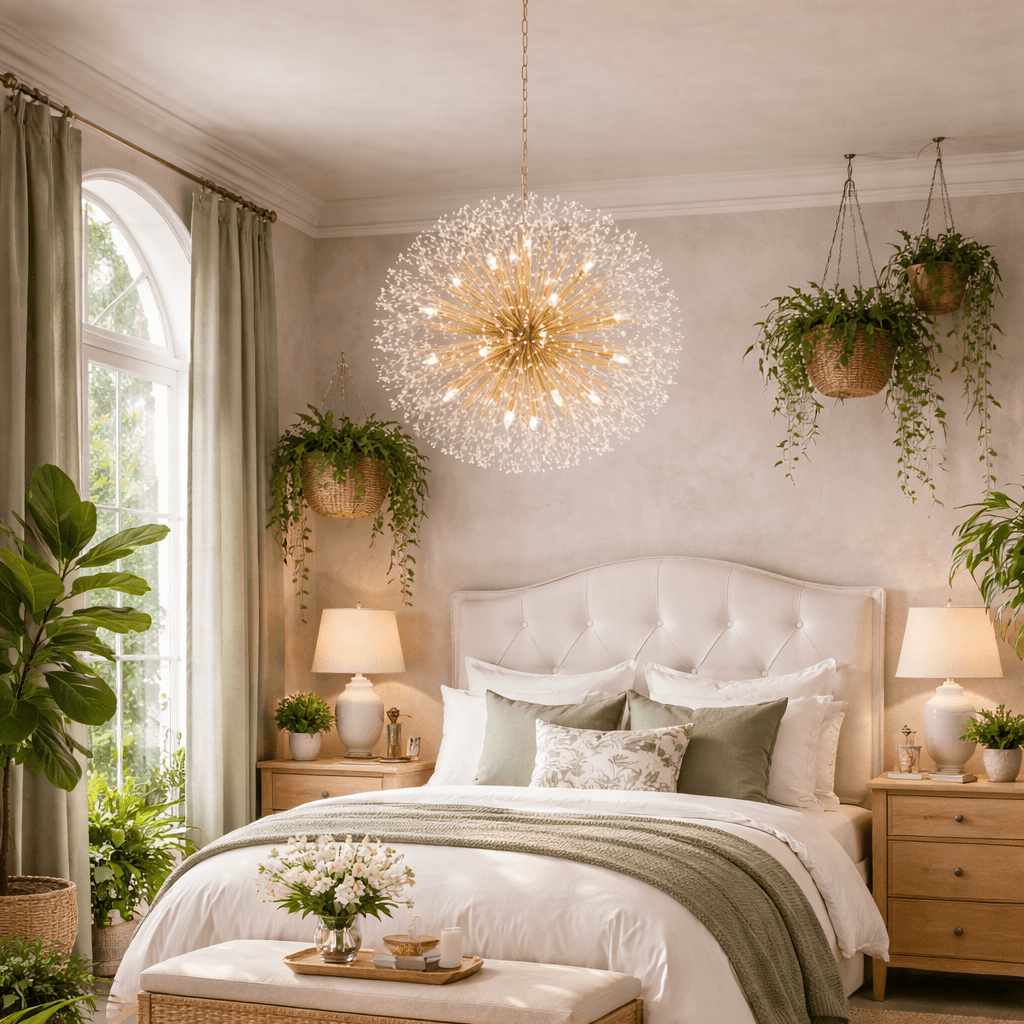 Dandelion Round Chandelier - GILDLAMPS