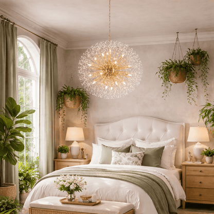 Dandelion Round Chandelier - GILDLAMPS