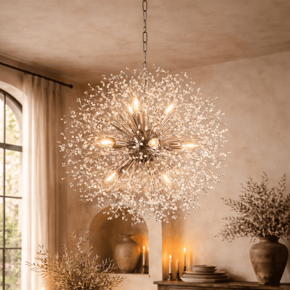 Dandelion Round Chandelier - GILDLAMPS