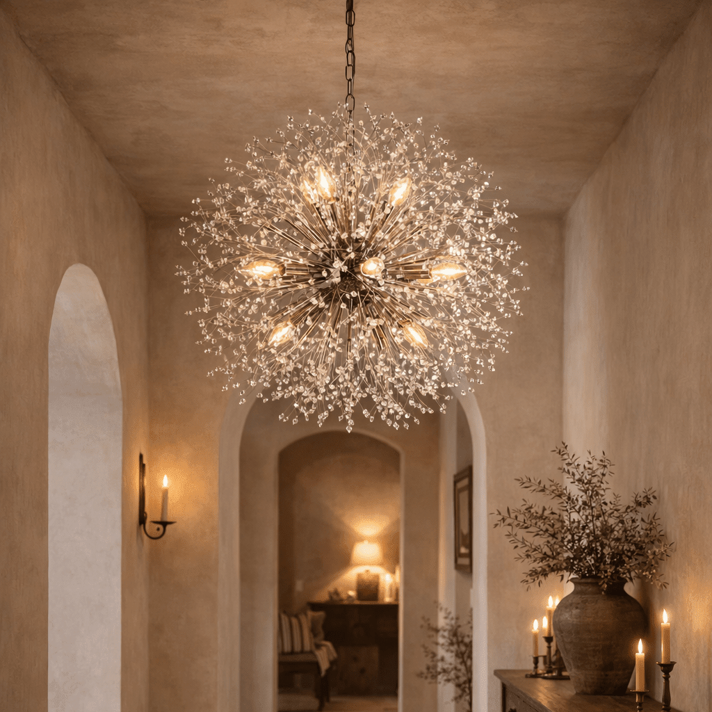 Dandelion Round Chandelier - GILDLAMPS