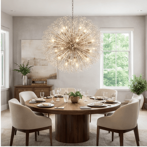 Dandelion Round Chandelier - GILDLAMPS