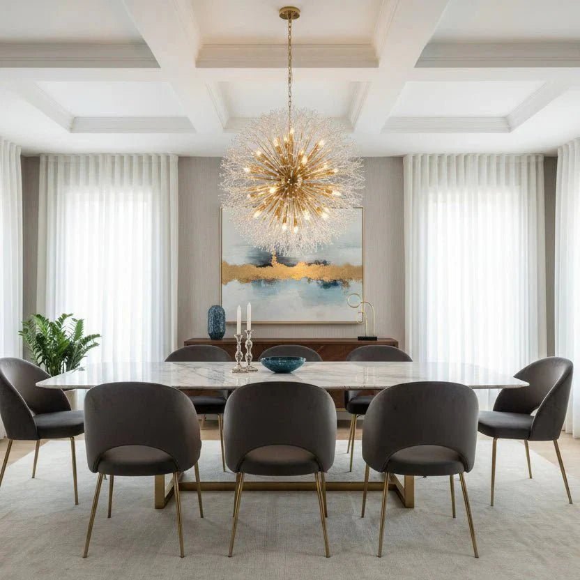 Dandelion Round Chandelier - GILDLAMPS