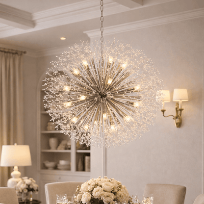 Dandelion Round Chandelier - GILDLAMPS