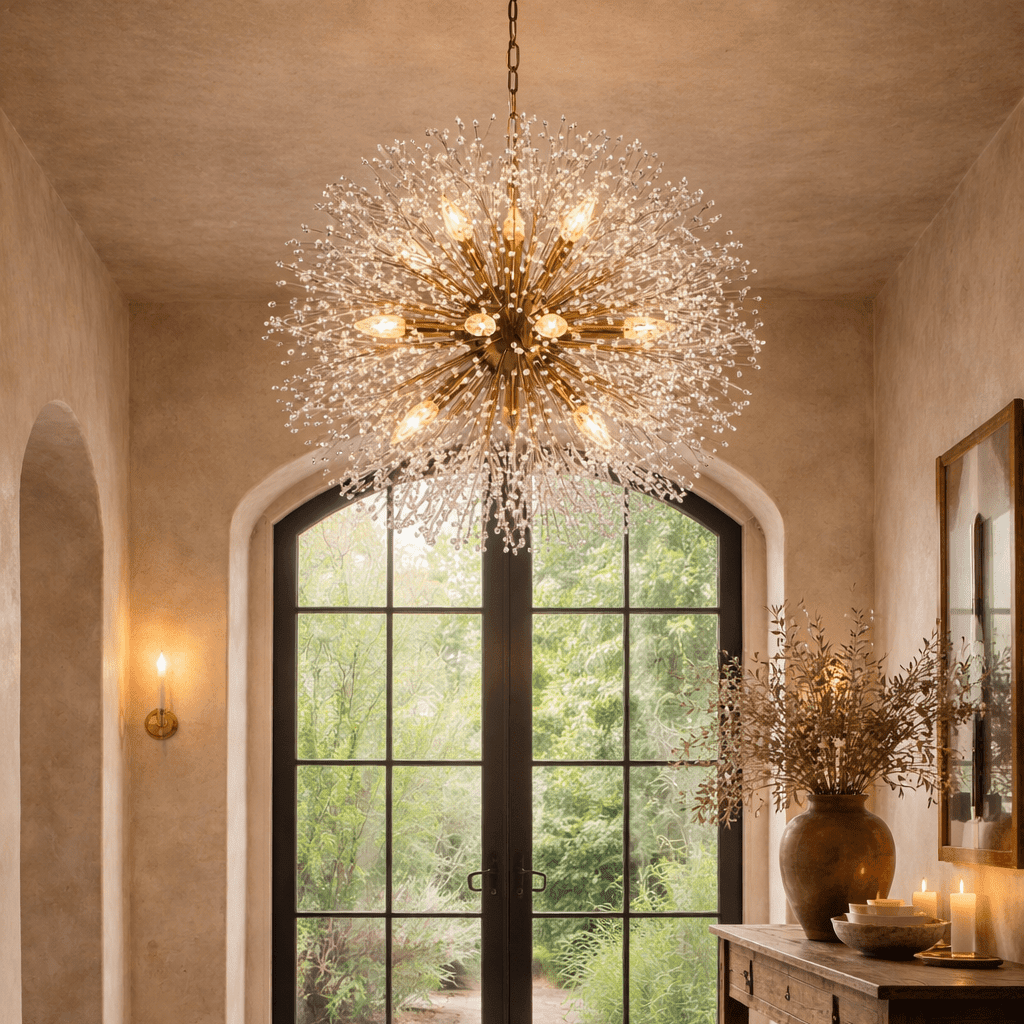 Dandelion Round Chandelier - GILDLAMPS