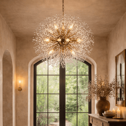 Dandelion Round Chandelier - GILDLAMPS