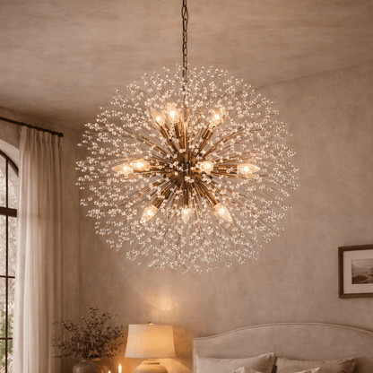 Dandelion Round Chandelier - GILDLAMPS