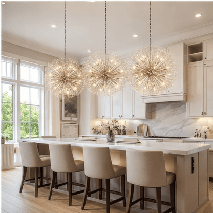 Dandelion Round Chandelier - GILDLAMPS