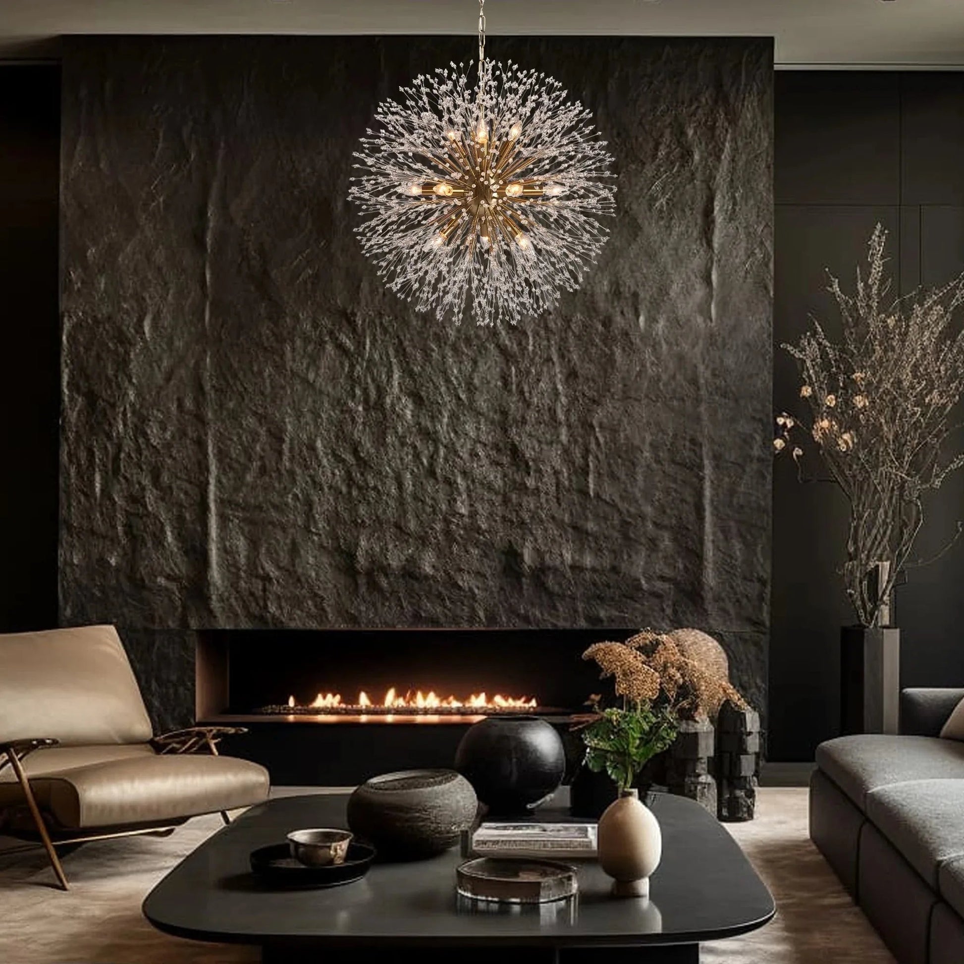 Dandelion Round Chandelier - GILDLAMPS