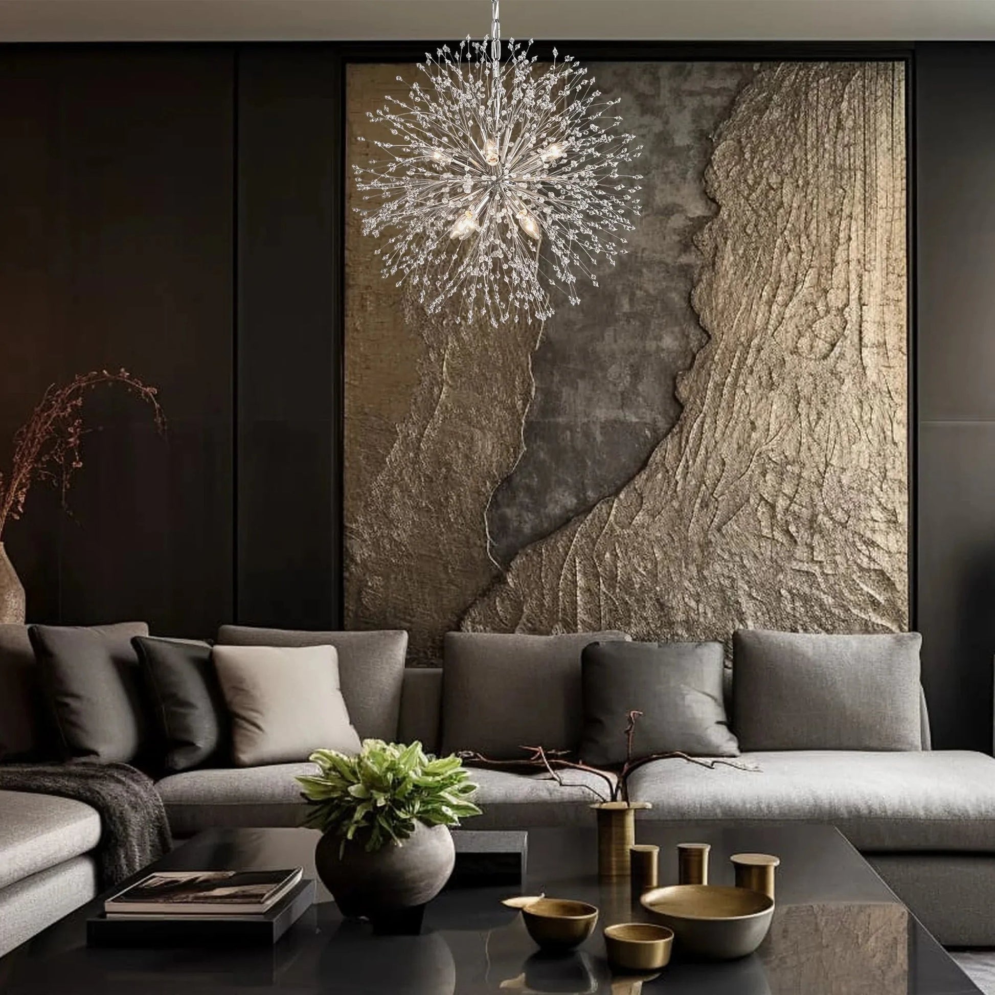 Dandelion Round Chandelier - GILDLAMPS