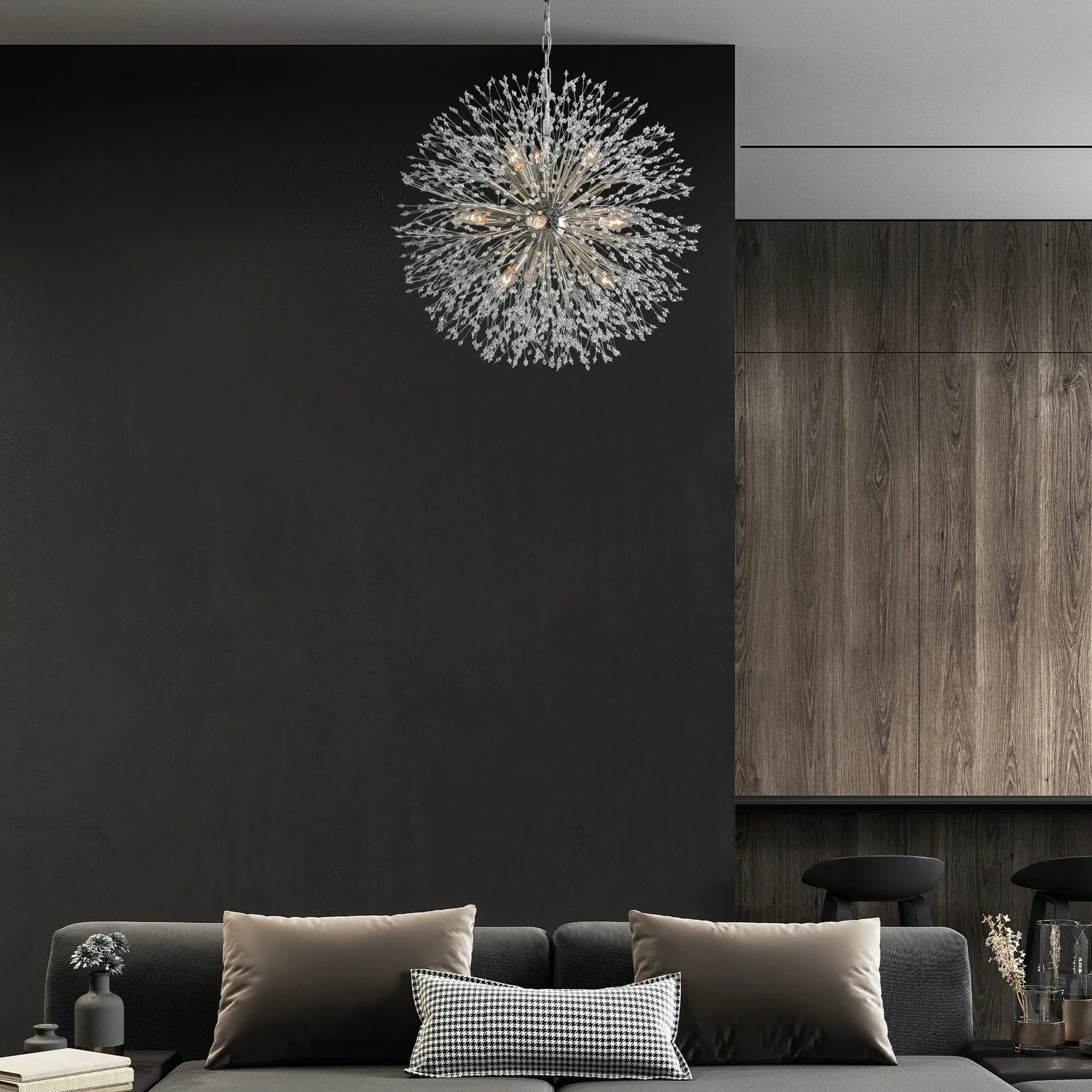 Dandelion Round Chandelier - GILDLAMPS