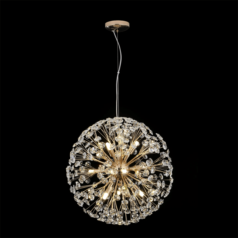 Dandelion Spherical Crystal Pendant Light - GILDLAMPS