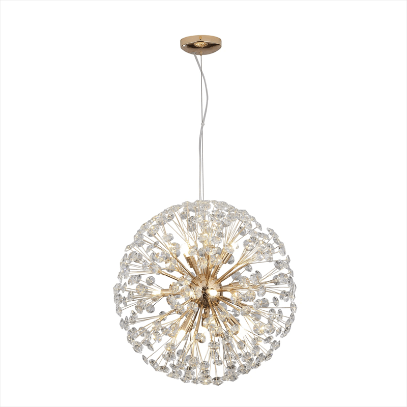 Dandelion Spherical Crystal Pendant Light - GILDLAMPS