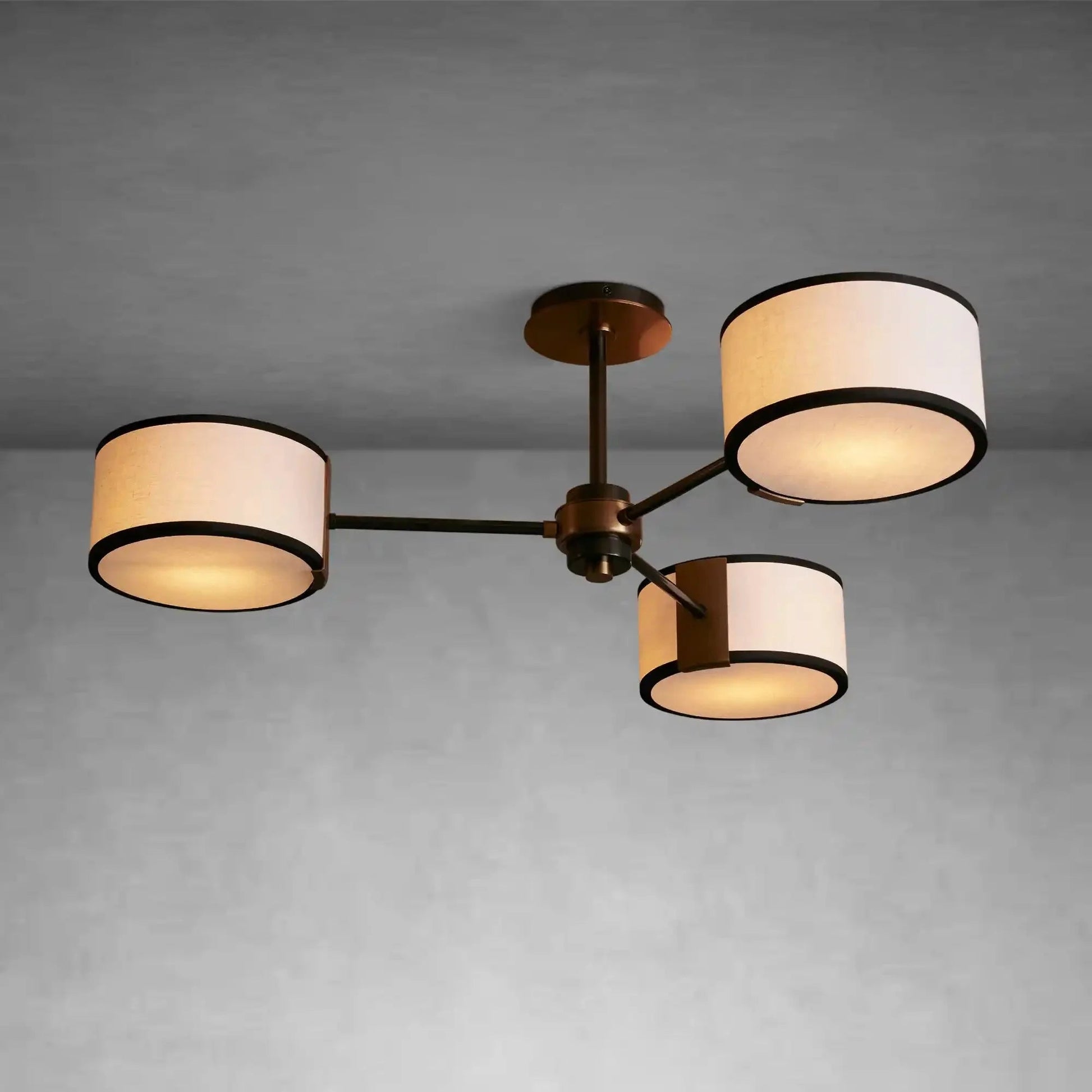 Daphne Fabric Flush Mount - GILDLAMPS