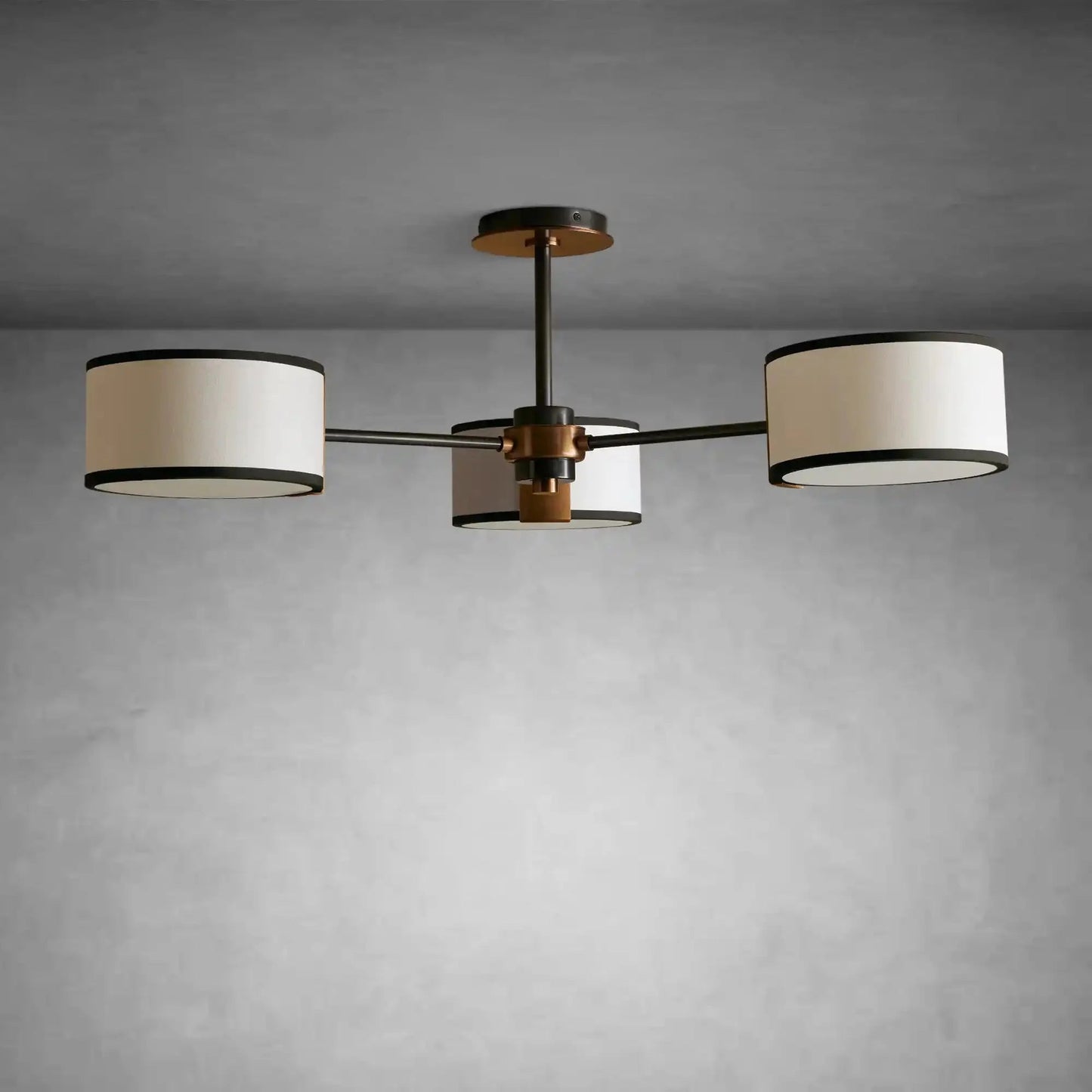 Daphne Fabric Flush Mount - GILDLAMPS