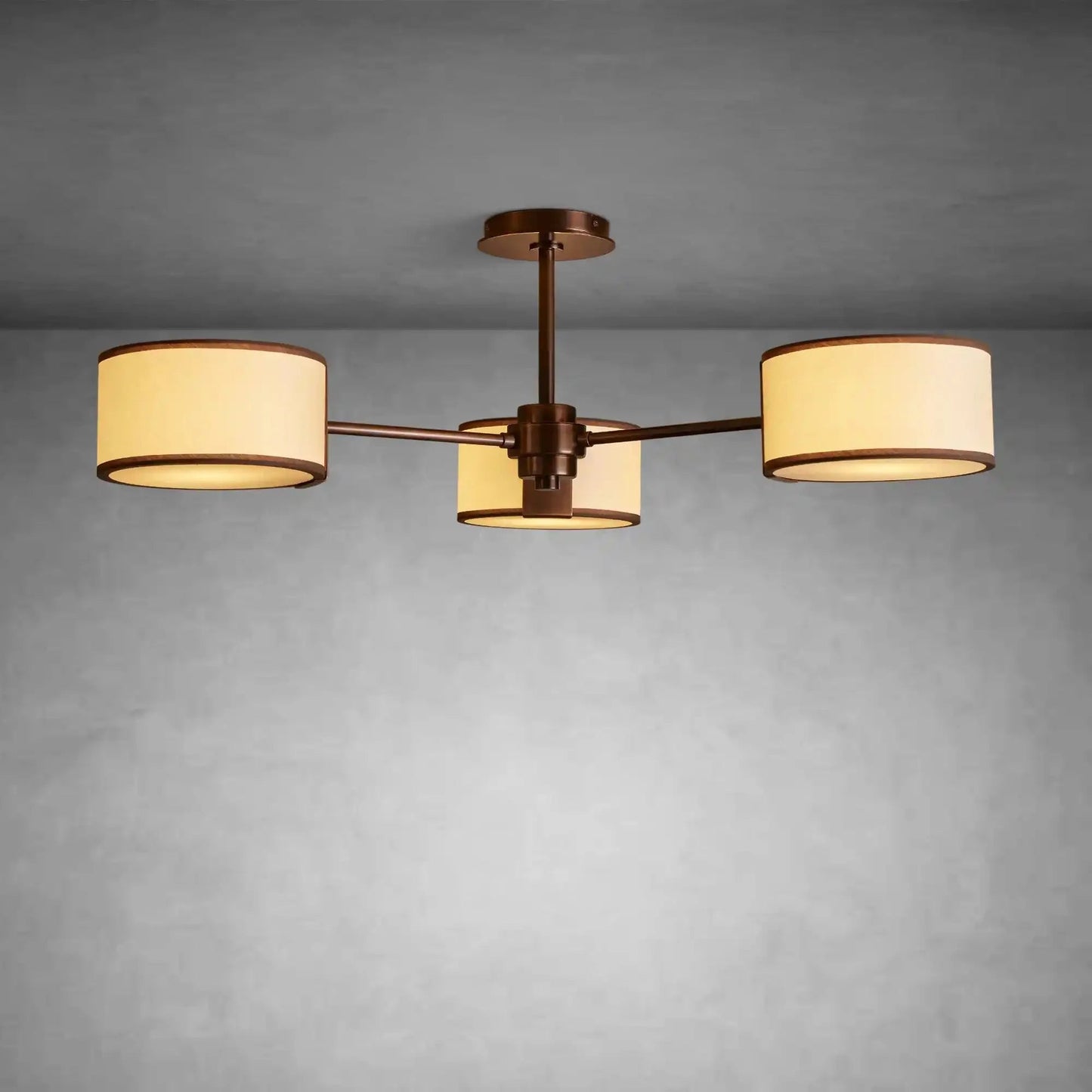 Daphne Fabric Flush Mount - GILDLAMPS