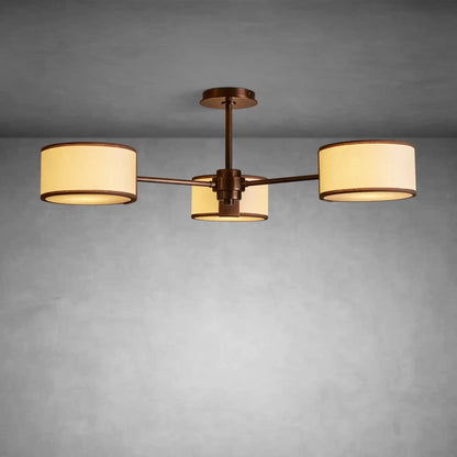 Daphne Fabric Flush Mount - GILDLAMPS