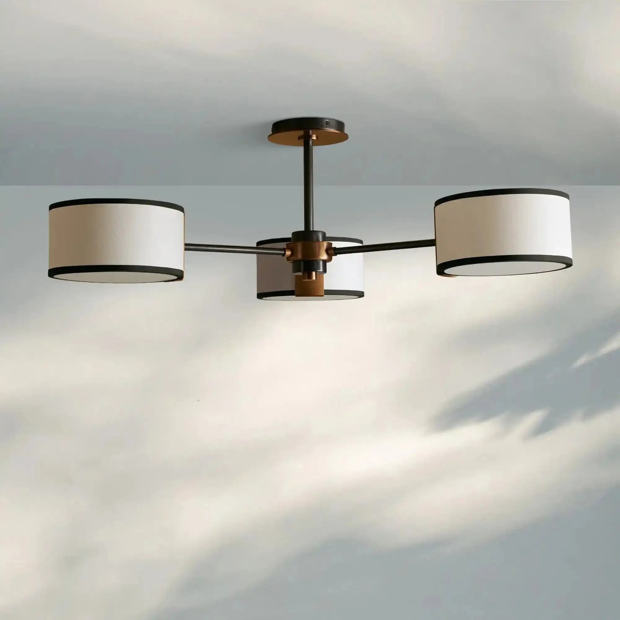 Daphne Fabric Flush Mount - GILDLAMPS
