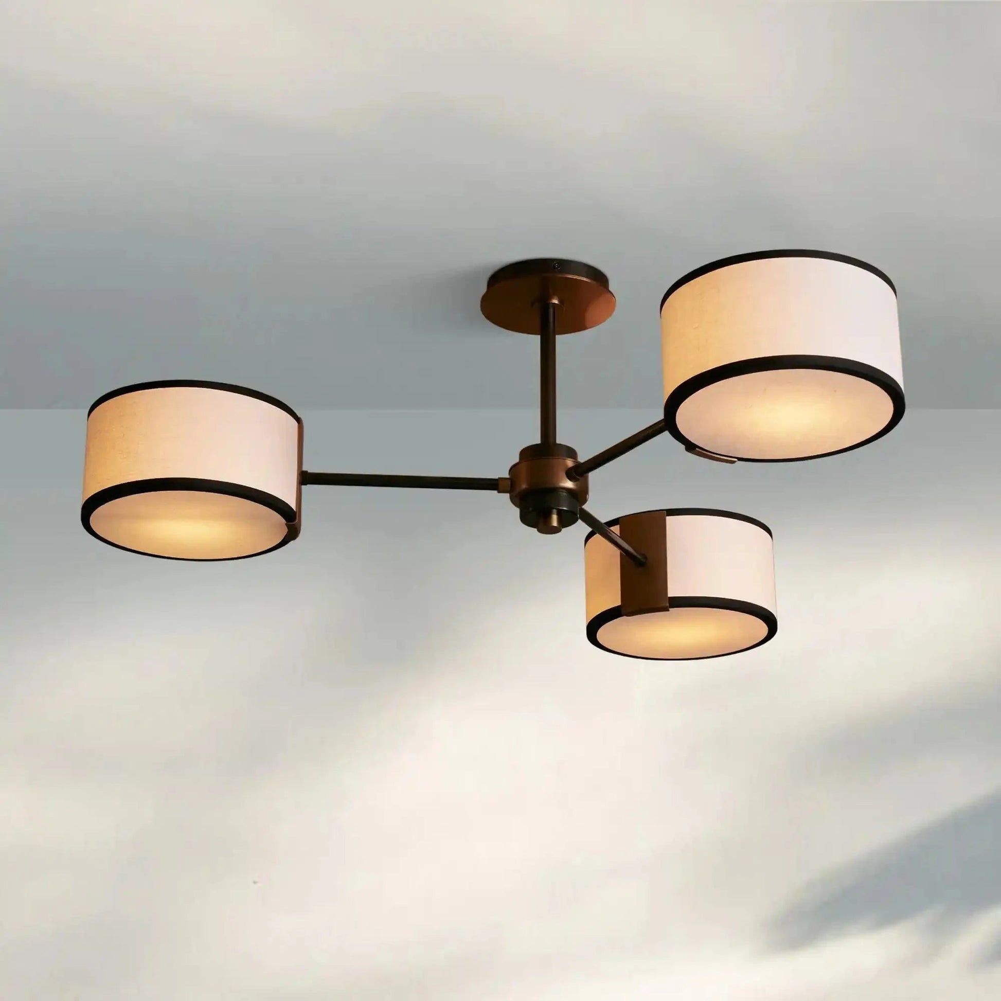 Daphne Fabric Flush Mount - GILDLAMPS