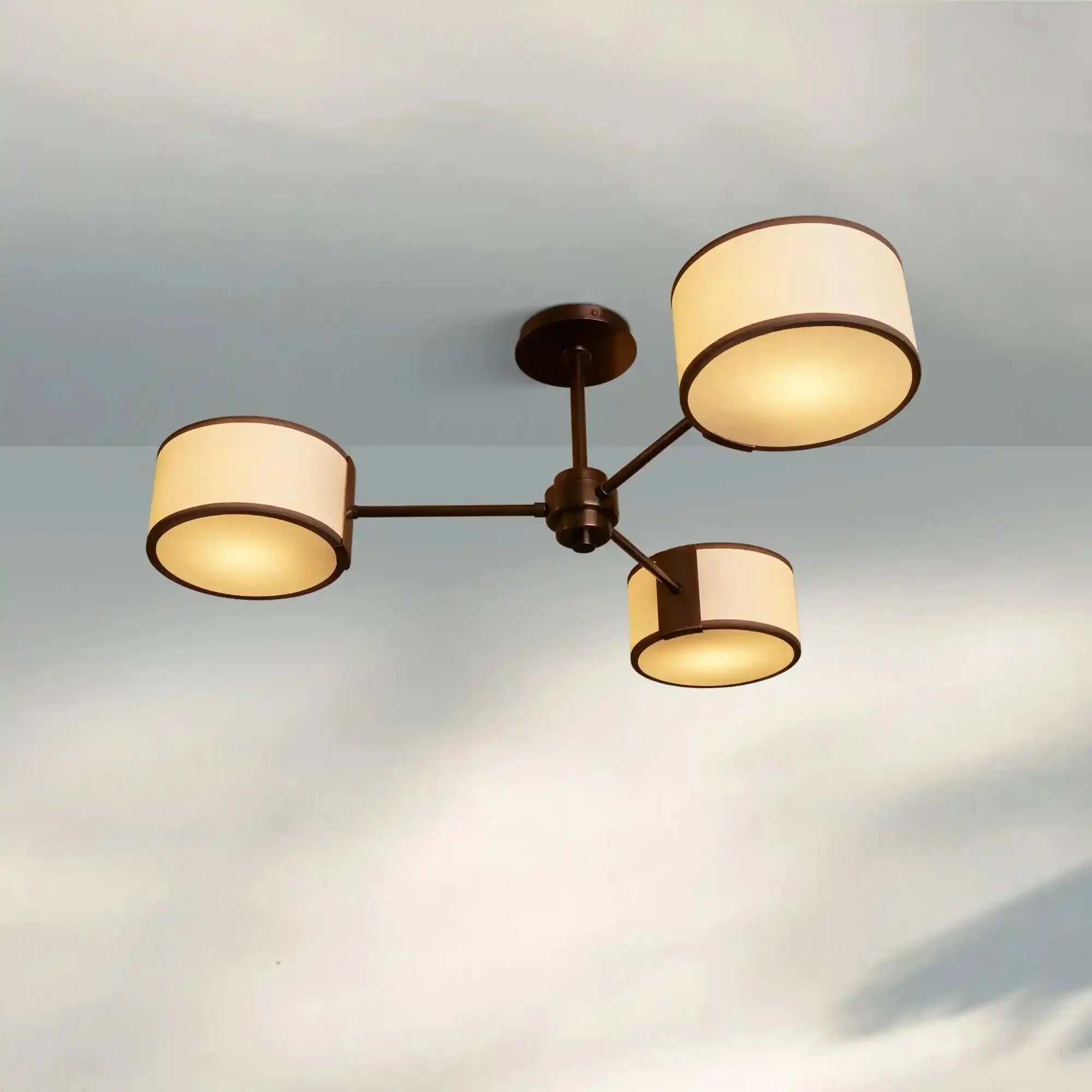 Daphne Fabric Flush Mount - GILDLAMPS