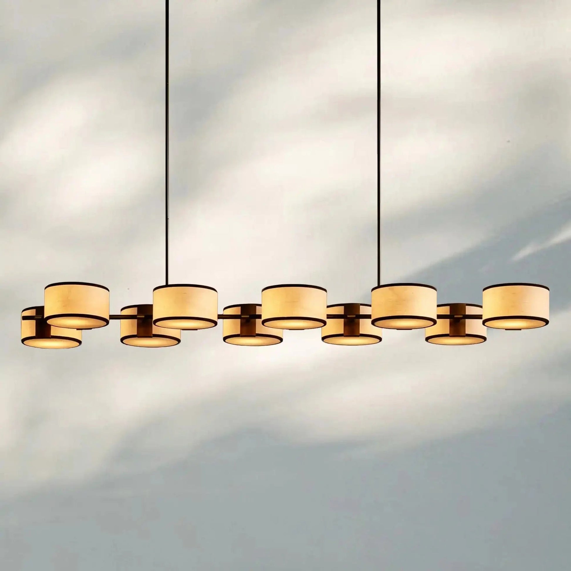 Daphne Linear Chandelier 62" 72" - GILDLAMPS