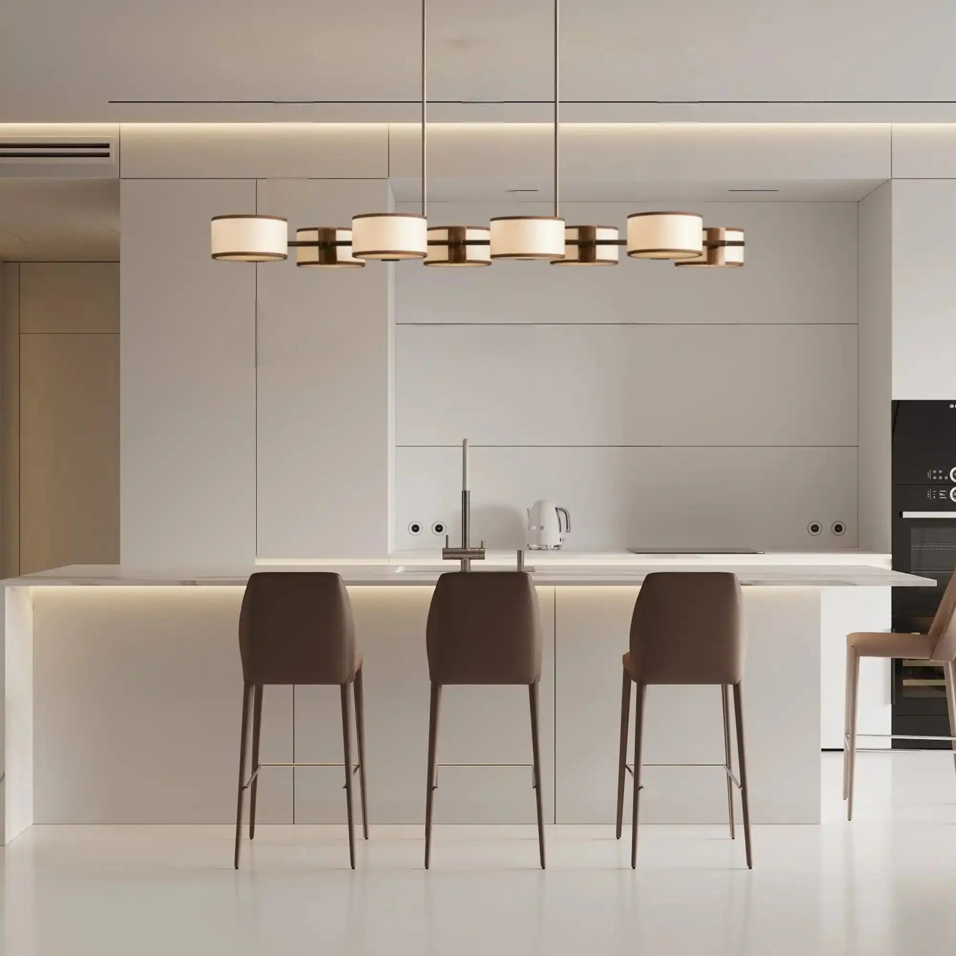 Daphne Linear Chandelier 62" 72" - GILDLAMPS
