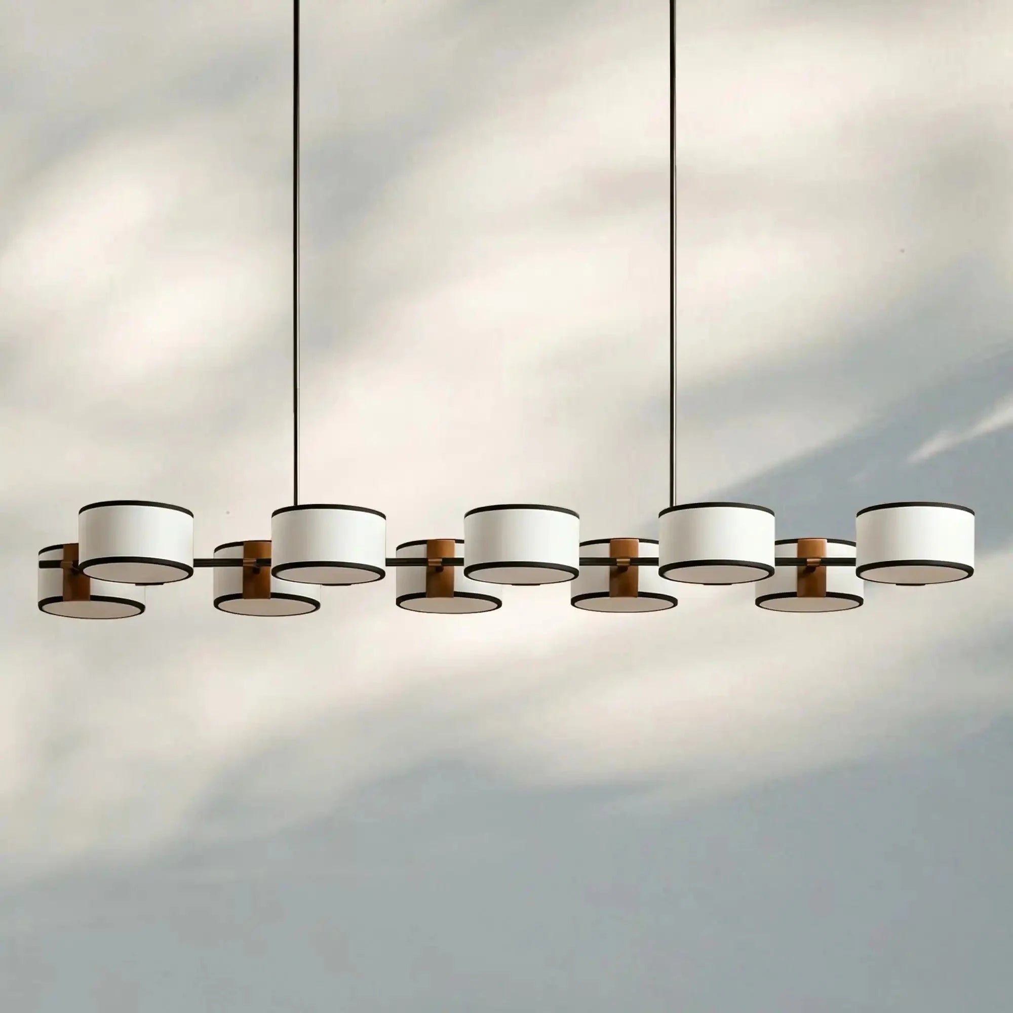 Daphne Linear Chandelier 62" 72" - GILDLAMPS