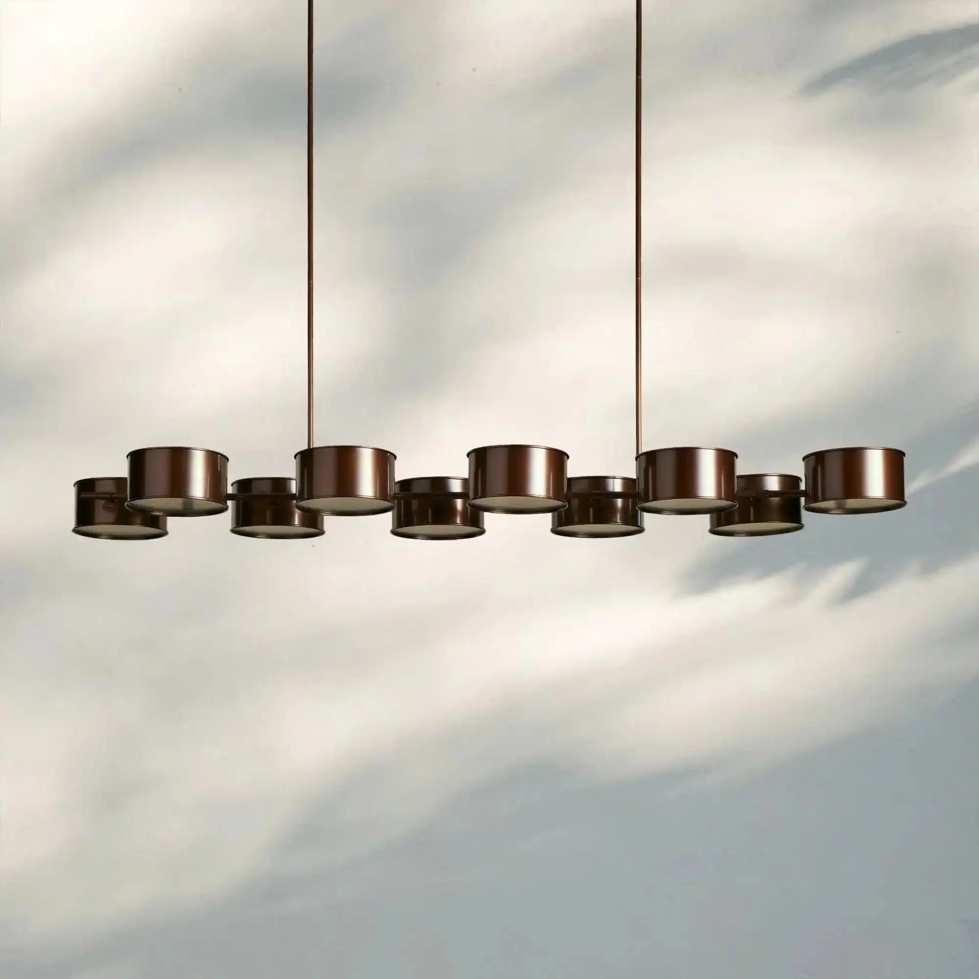 Daphne Metal Linear Chandelier - GILDLAMPS