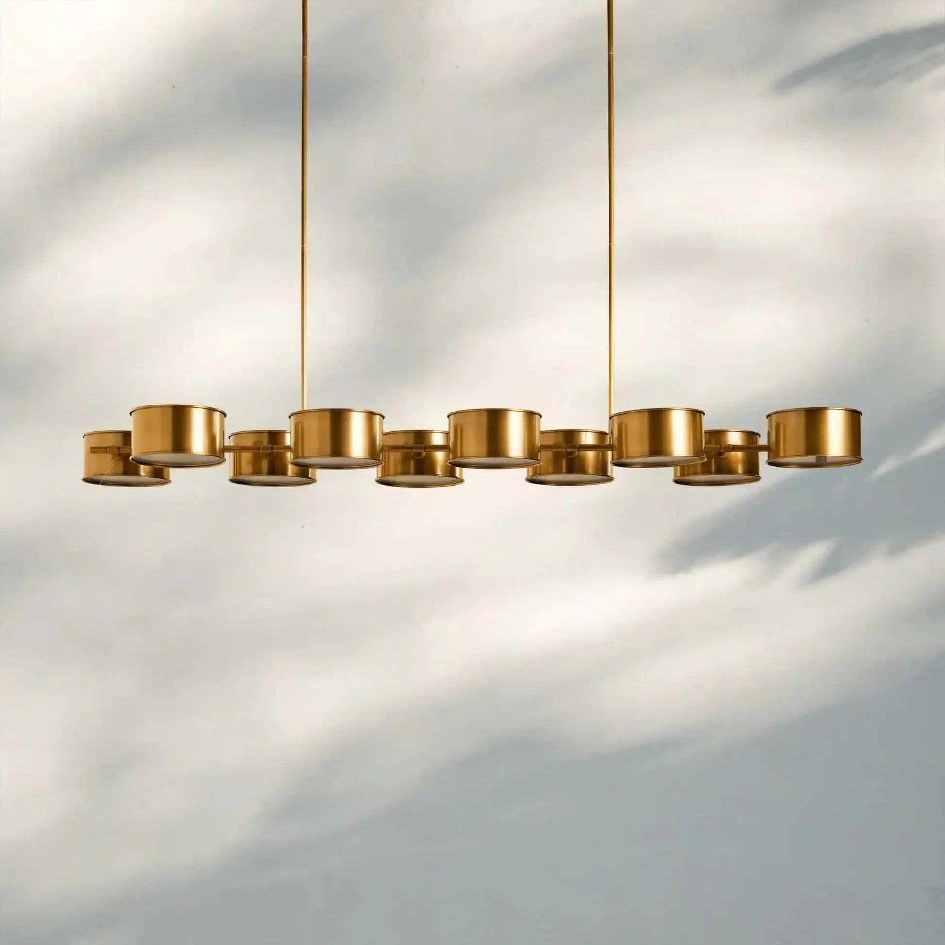 Daphne Metal Linear Chandelier - GILDLAMPS