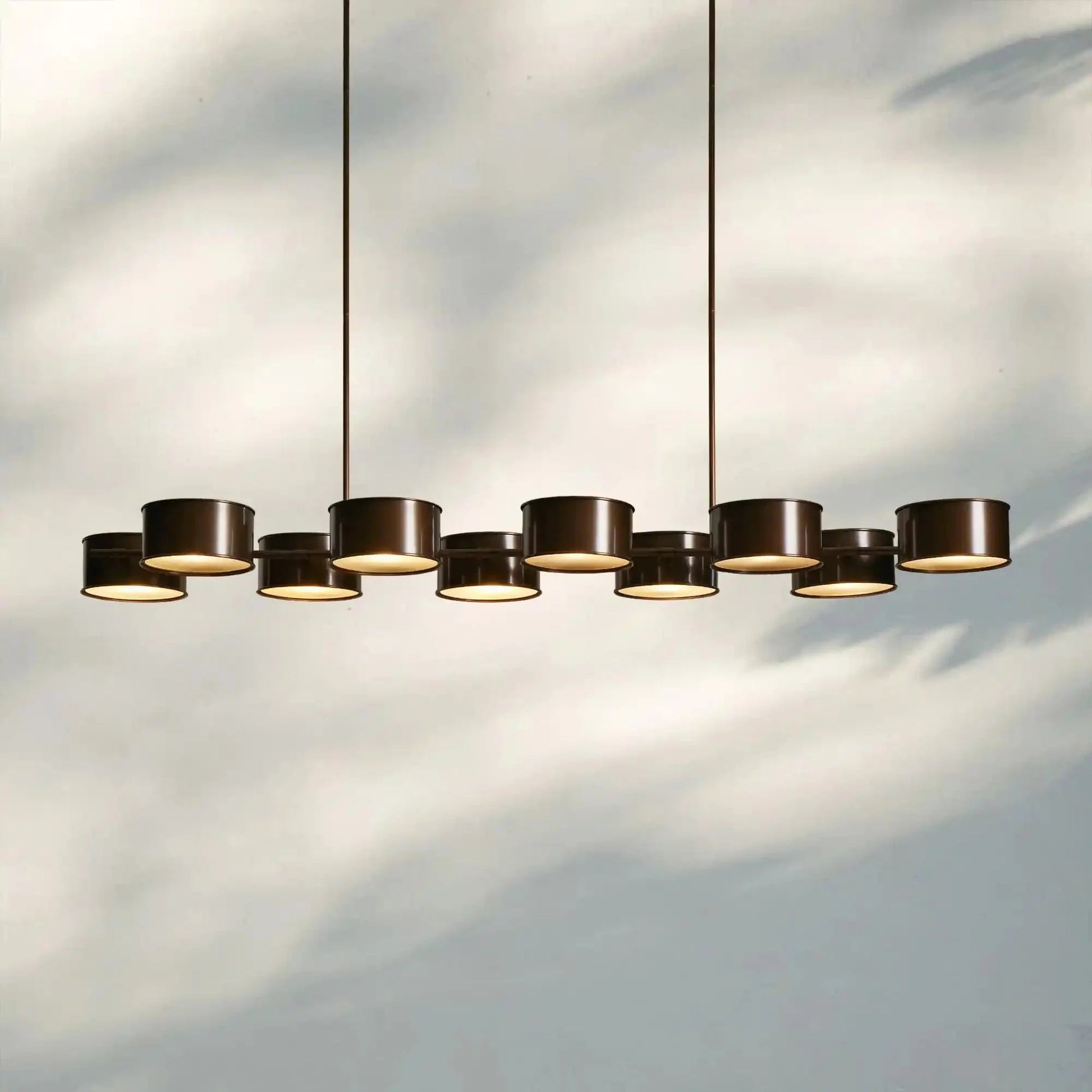 Daphne Metal Linear Chandelier - GILDLAMPS